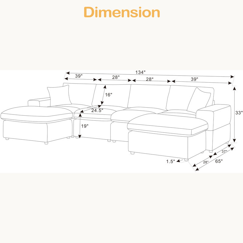 Canapé modulaire symétrique en velours côtelé, Vert foncé