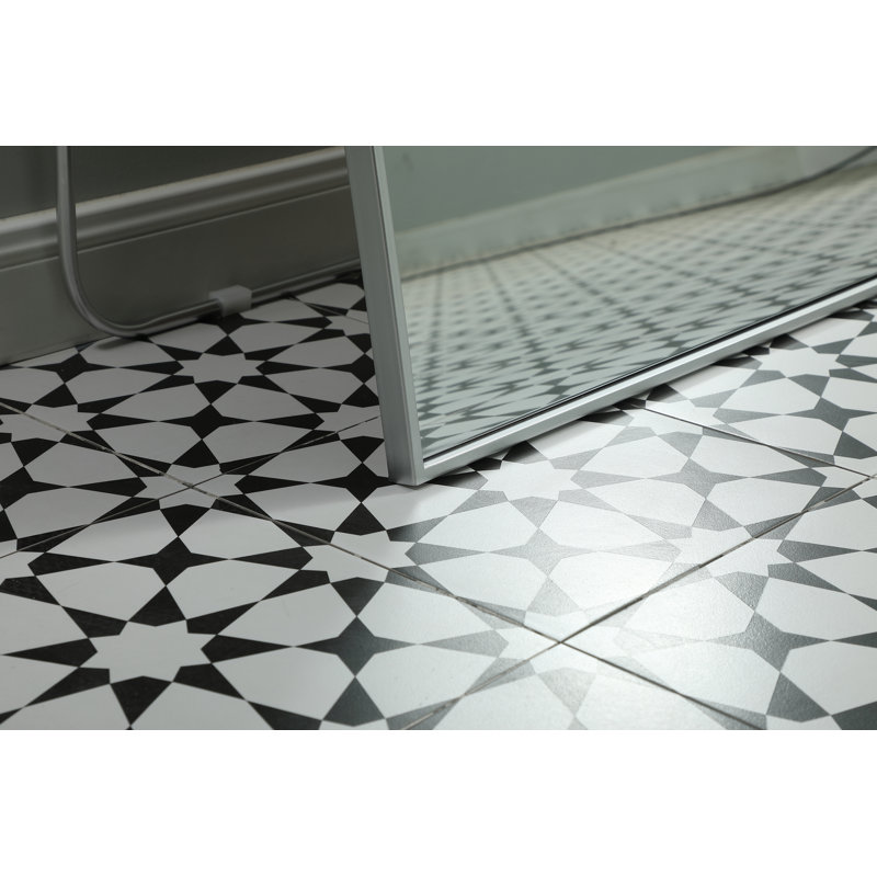 Miroir de plancher Sabine, 74 po x 28 po, Argent