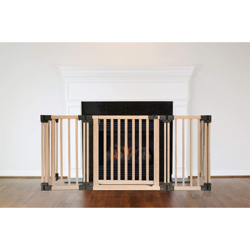 Fireplace Screen, Natural, 76cm H x 160cm W x 88cm D