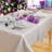 Amissa Polyester Blizzard Snowflake Square Napkin-1657169258