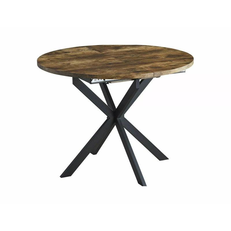 Bouse Round Metal Base Dining Table