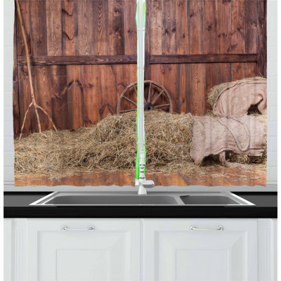 Pointed Kitchen Curtain