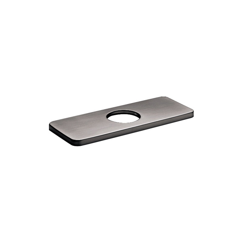 Logis Cube Baseplate, Brushed Black Chrome
