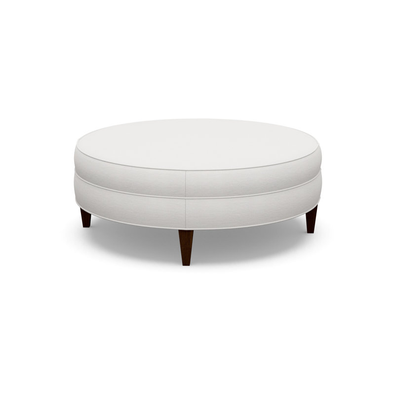 Round Ottoman, 2245-80, Walnut