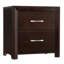 Mobilier de chambre à coucher avec tiroirs couleur espresso 1pc