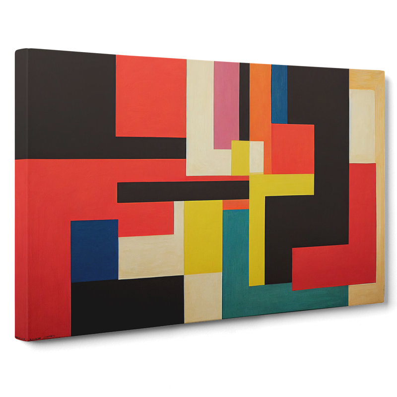 Modern Bauhaus Art Vol.4 Abstract - Wrapped Canvas Print, 35cm H x 50cm W x 3cm D