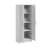 Chopra White 65 in. Accent Cabinet Office Storage Cabinet with 2 Adjustable Shelves, Narrow Storage Cabinet