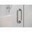 Albedo 27.5 in. x 78 in. Fully Frameless Hinge Shower Door-40015295
