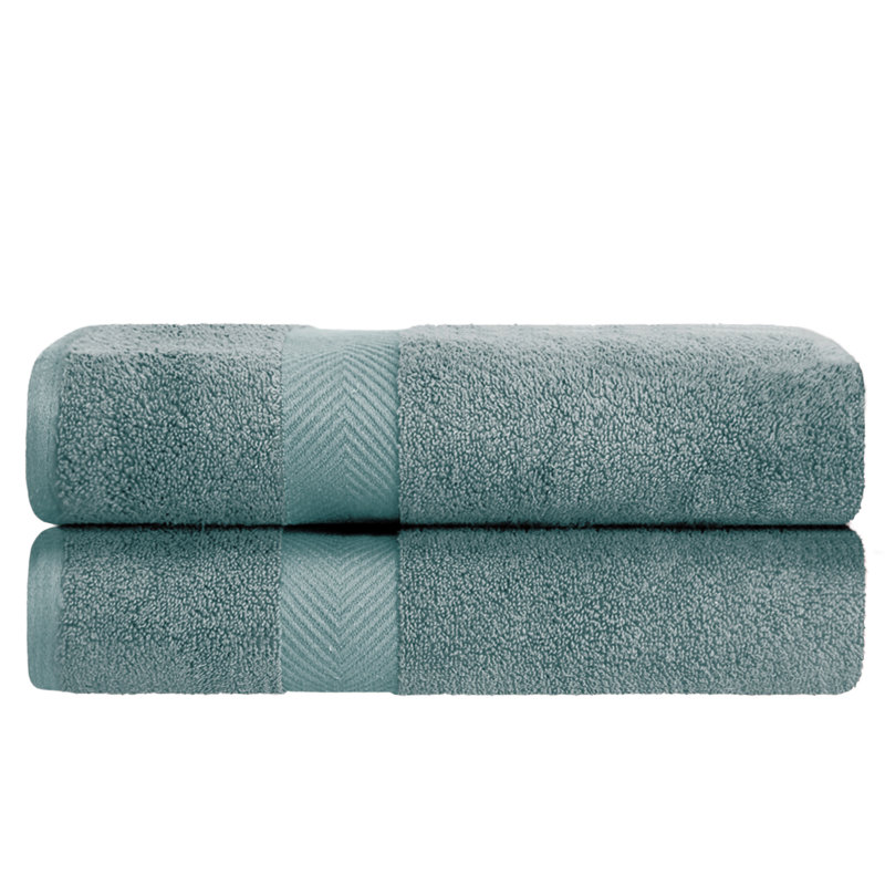 Blue Nile Mills 100% Cotton Zero Twist Bath Sheet, Sky Blue