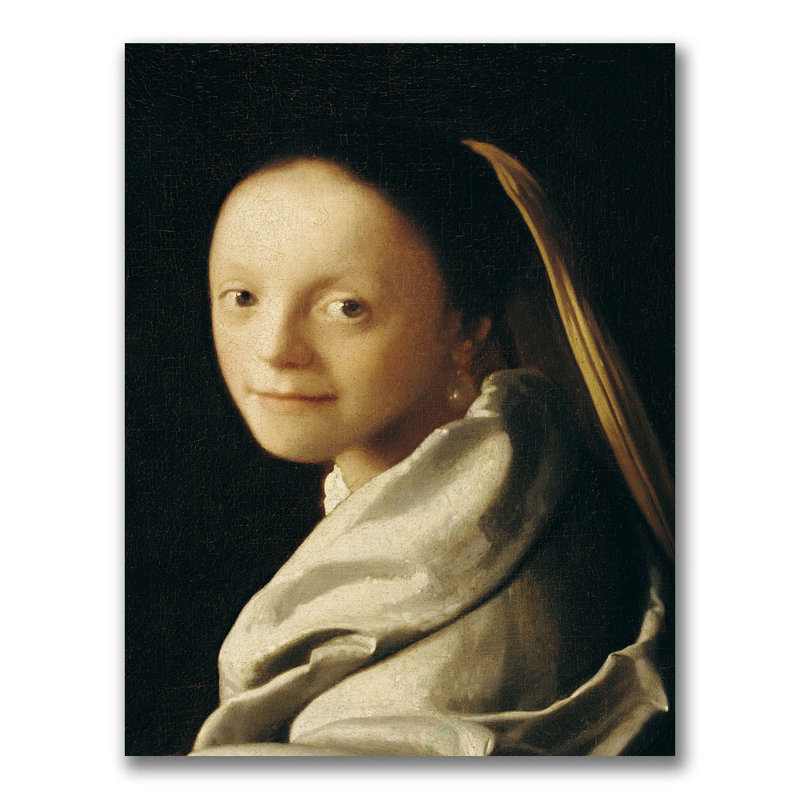 Jan Vermeer Portrait of a Young Woman Canvas Art