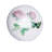 Set of Twelve Pink White And Green Floral Ceramic Drawer Pull Knobs