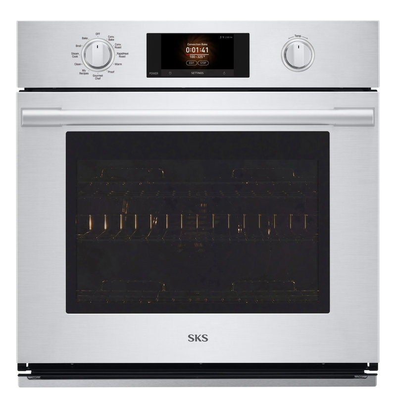 30-Inch Single Wall Oven With Steam-Combi