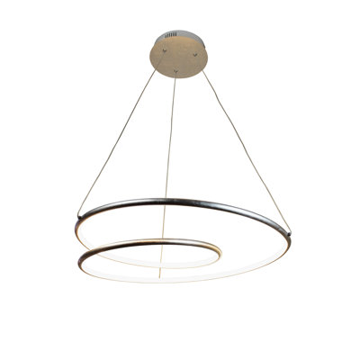Tillotson Iron Dimmable LED Geometric Chandelier