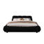Très grand lit plateforme au design ergonomique, structure en bois massif dans un lit de taille noire, structure durable, très confortable, aucune boîte à ressorts nécessaire-1662943886-1662943880