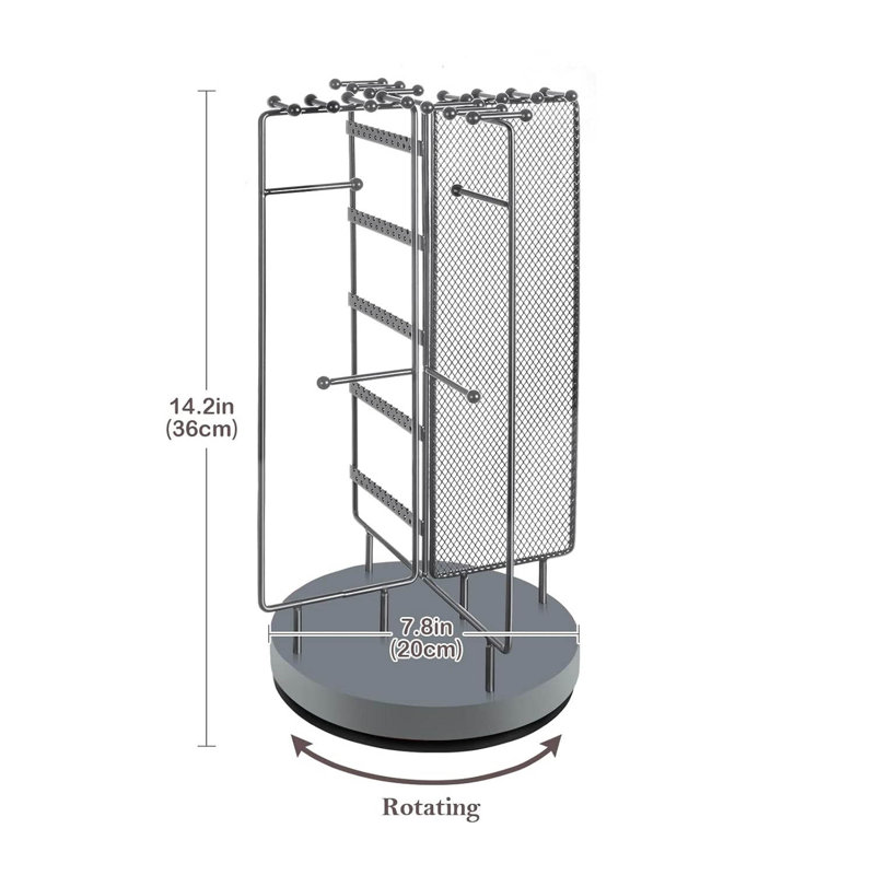 Jewellery Stand +, Gray
