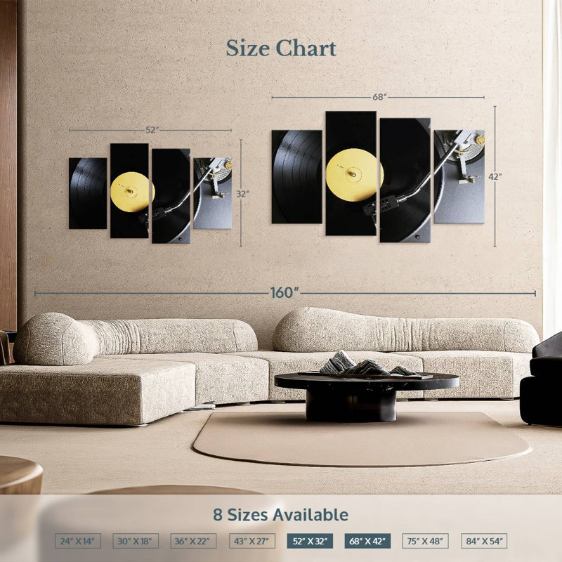 Abarca Pastel Yellow Vinyl Record