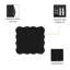 Décoration murale moderne en bois 36 "x 36"-576744853
