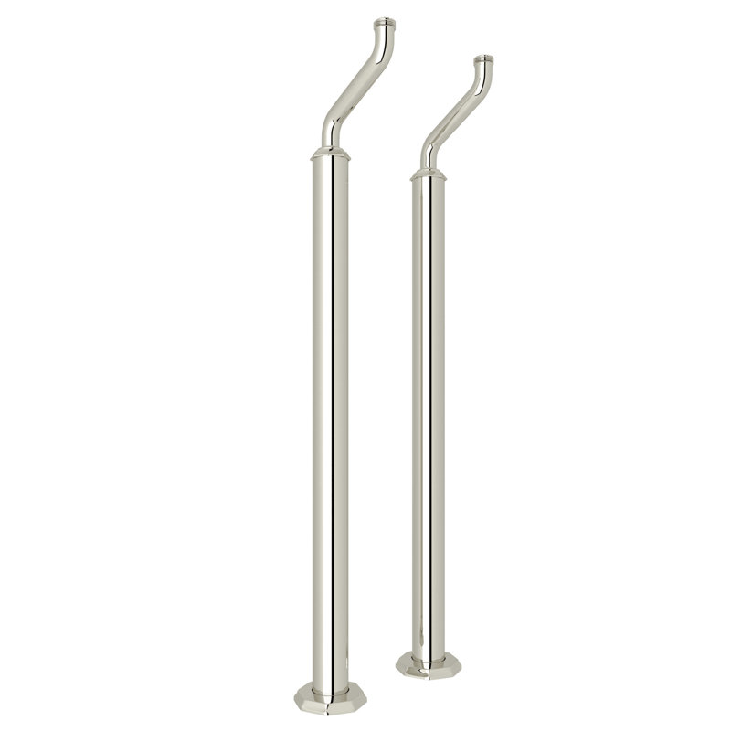 Deco™ Floor Pillar Legs, Polished Nickel