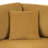 3 - Piece Upholstered Orange Corduroy Modular Sectional with Pillow Back and Removable Ottoman-1781209357