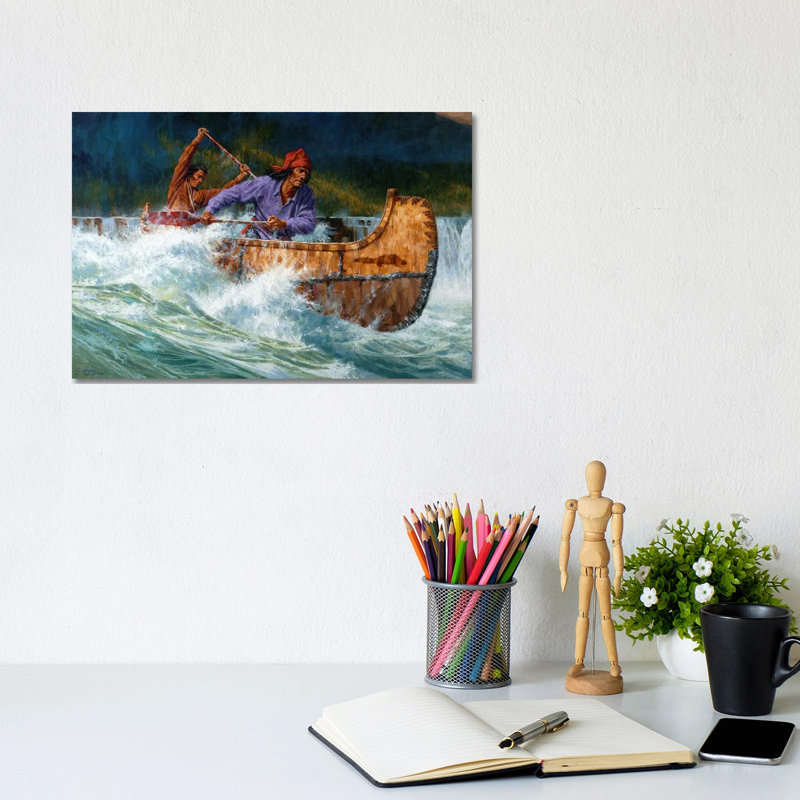 Running The Chute by Joe Velazquez - Wrapped Canvas Print, 20.32 cm H x 30.48 cm W