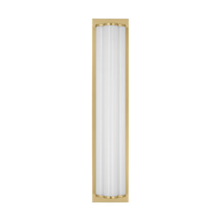 Freya Single Ribbed Dimmable LED Vanity Light