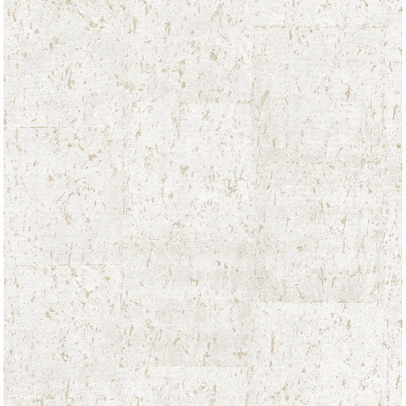 Papier peint imitation béton L 33 pi x l 20,5 po Esmond, Coquille d'œuf