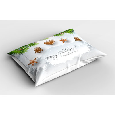Gingerbread Polyester Sham Set