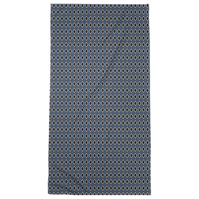 Serviette de bain à losanges géométriques