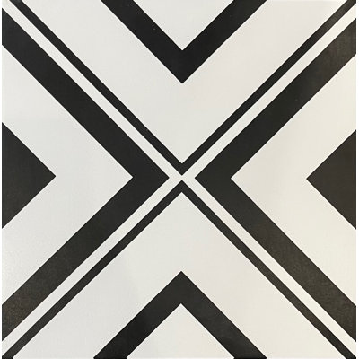 Carreau de céramique à motif pour mur et plancher 12 po x 12 po Frias