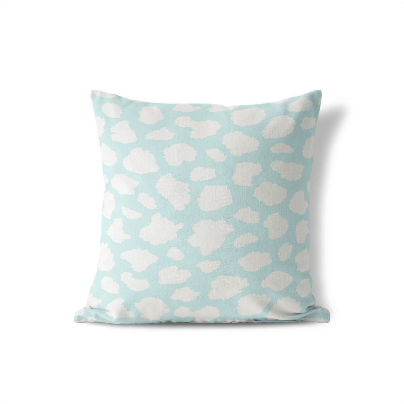 Coussin Animal Spot, H 18 po x l 18 po, Bleu clair / bleu