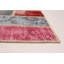 Tapis unique en laine noué à la main style Kosak des années 2010 de 5 pi 6 po x 7 pi 10 po gris / rouge Kalley