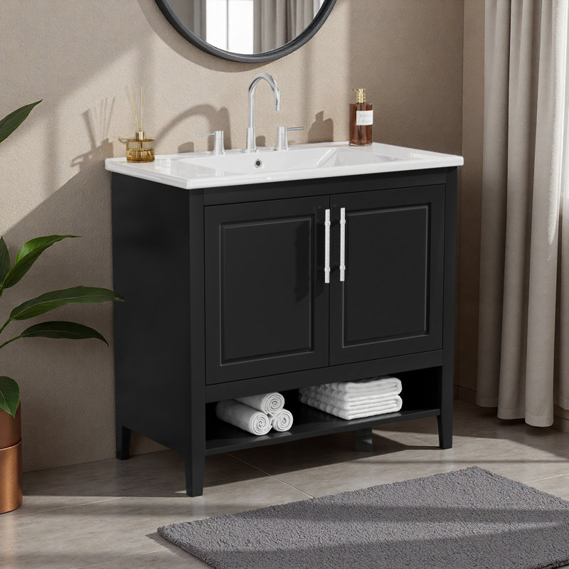 36" Bathroom Vanity With Sink