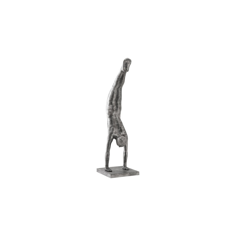 Large Aluminum Handstand Sculpture