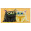 « 2 chatons », reproduction d’impression sur toile tendue-29496144