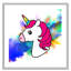 Art sur toile licorne arc-en-ciel-47848626-47848640