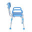 Joey 300 Lb. Chaise de bain et de douche à capacité réglable avec dossier à profondeur réglable
