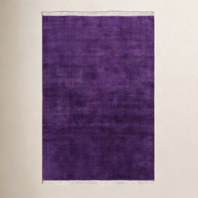 Clio Hand-Woven Cream Wool Rug