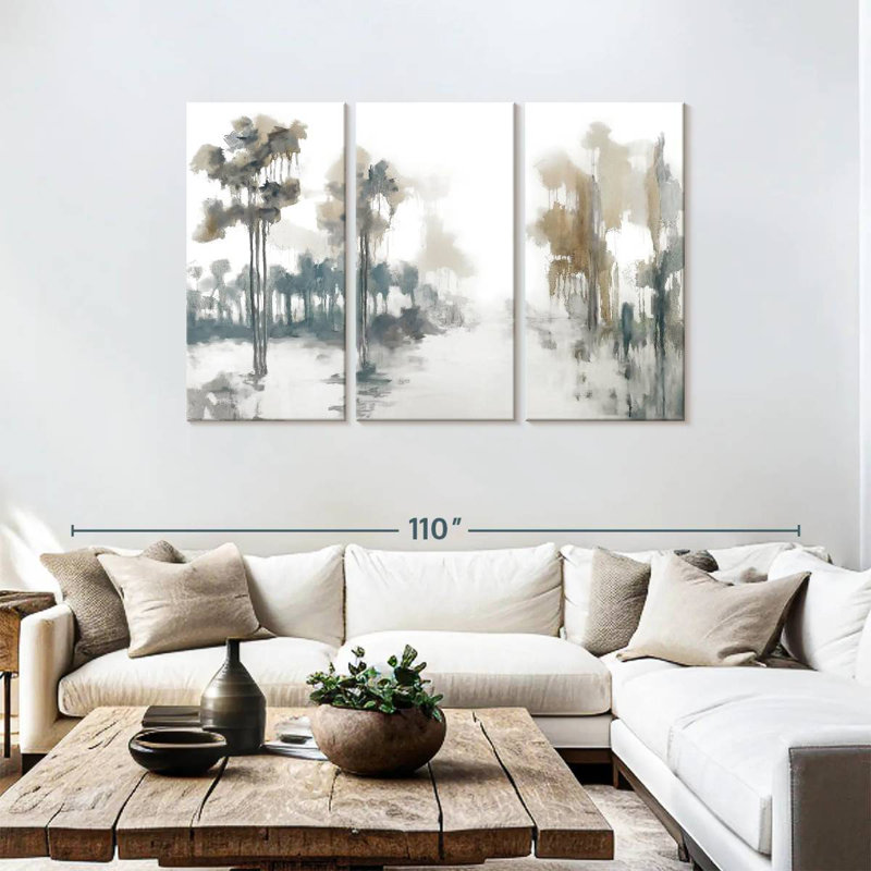 Avery Back Roads And Flooded Fields, 48" H x 74" W