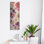  «Exuberant Florals II» par Silvia Vassileva, art mural en métal, 16 po x 48 po
