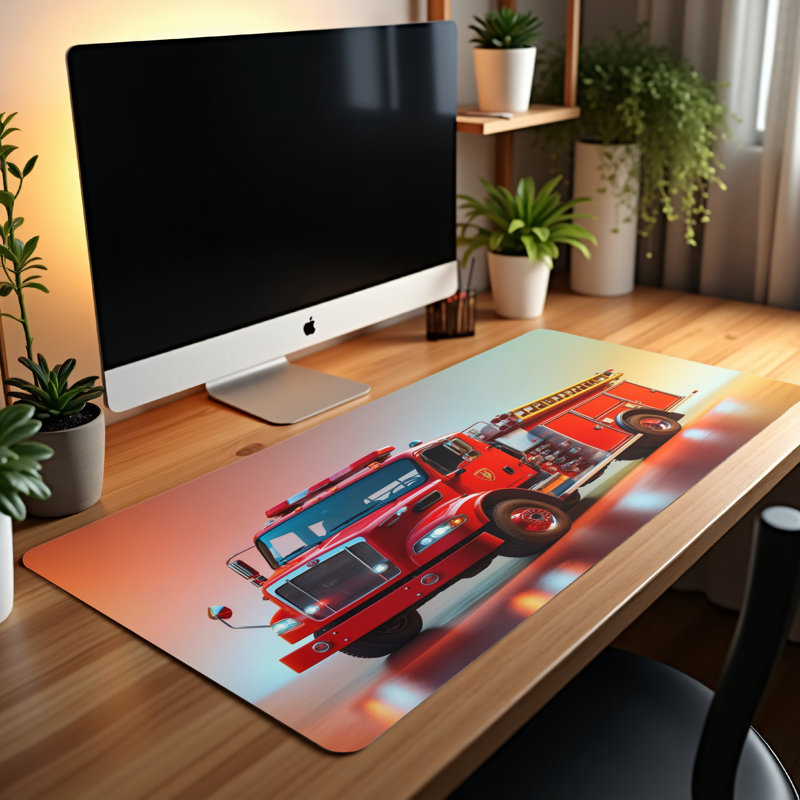 Polyester Desk Pad, 14.4x12.1