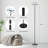 Johntay 69'' LED Dimmable Torchiere Corner Floor Lamp with Remote-1493209519