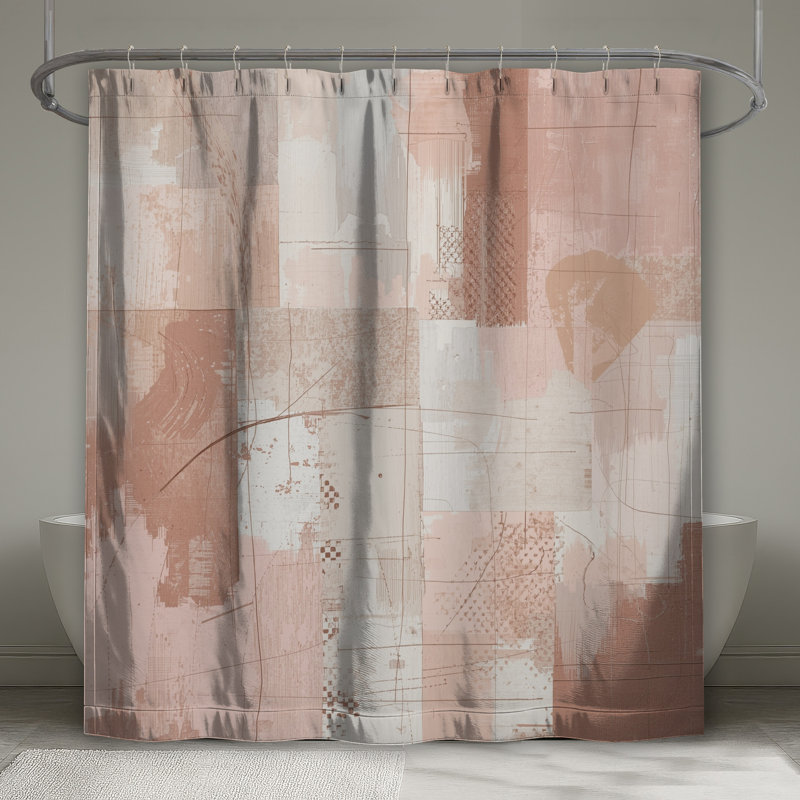 Rideaux de douche Patchwork, L 70 po x H 93 po