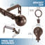 Tringle à rideaux simple ajustable Plante Ball-1749283296-1749283311
