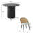Copple 4 - Person Dining Table Sets With 41.5'' Round Table & 4 Upholstered Boucle Chairs-103707482