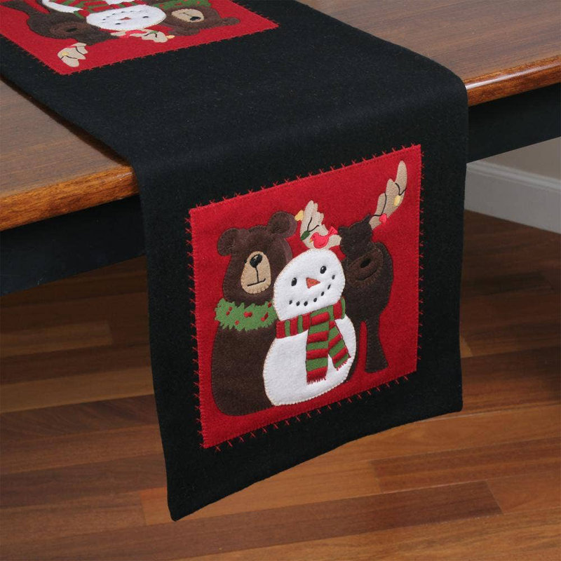 C Woodland Friends Table Runner