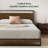 Daniel 37" Low Profile Bamboo and Metal Platform Bed-1085059808-1166955125