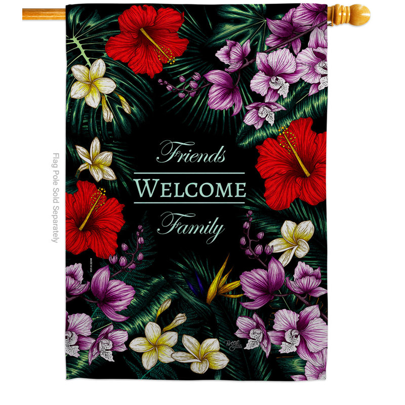 Double Sided Polyester Garden Flag, 40" H x 28" W