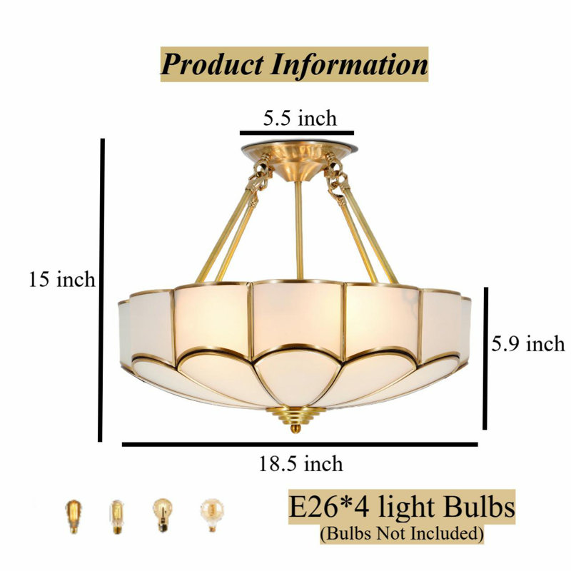 European Style Modern American Style Study Lamp With Pendant Light