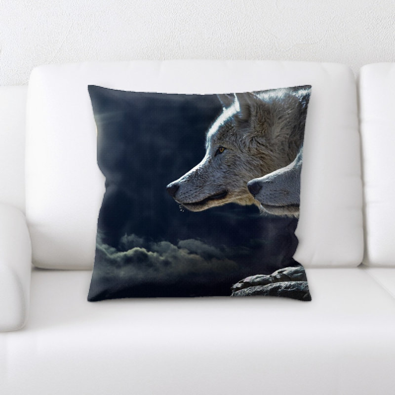 Coussin loup