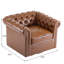 Fauteuil club pivotant Chesterfield